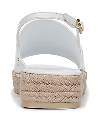 Franco Sarto Women's Rune Open Round Toe Slingback Espadrille Sandals