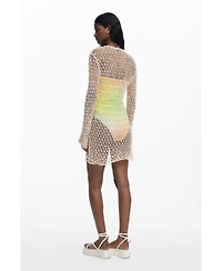 Desigual Women's Beaded crochet dress