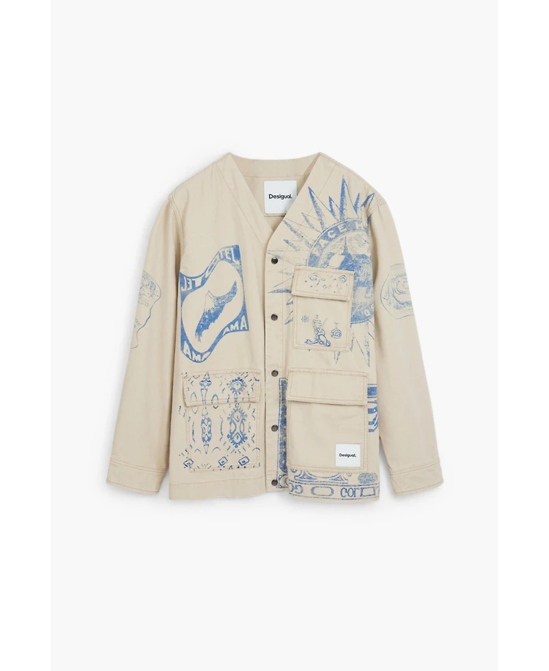 Desigual Men's Ethnic print jacket