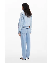 Desigual Women's Denim jacket with patches