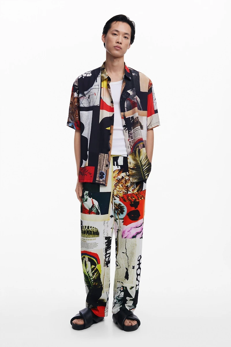 Desigual Men's Shirt designed by Mr. Christian Lacroix