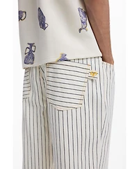 Desigual Men's Vertical striped pants