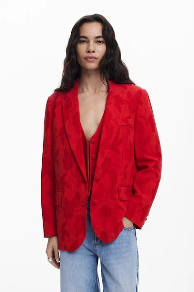 Desigual Women's Contrast blazer