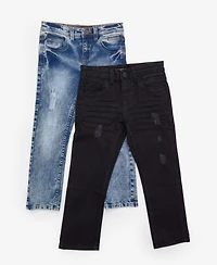 Little Boy's 4-7 Stretch Jeans - 2 Pack