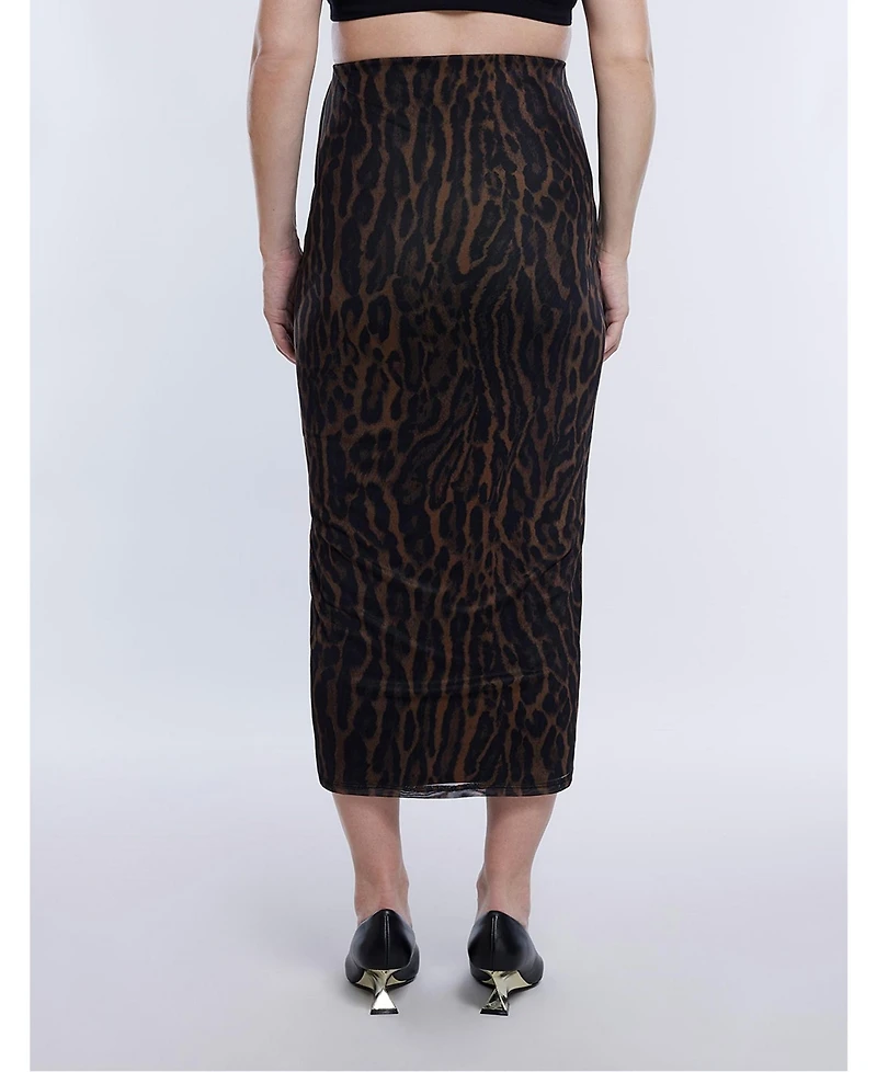 Motherhood Maternity Mesh Bodycon Maxi Skirt