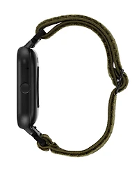 Armitron Connect Eclipse Dark Green Woven Elastic Smartwatch, 45mm