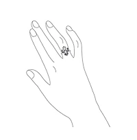Bling Jewelry Fleur De Lis Cross Silver Ring for Men Oxidized Sterling
