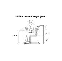 Streamdale Modern Faux Leather Dining Chairs (Set of 6)