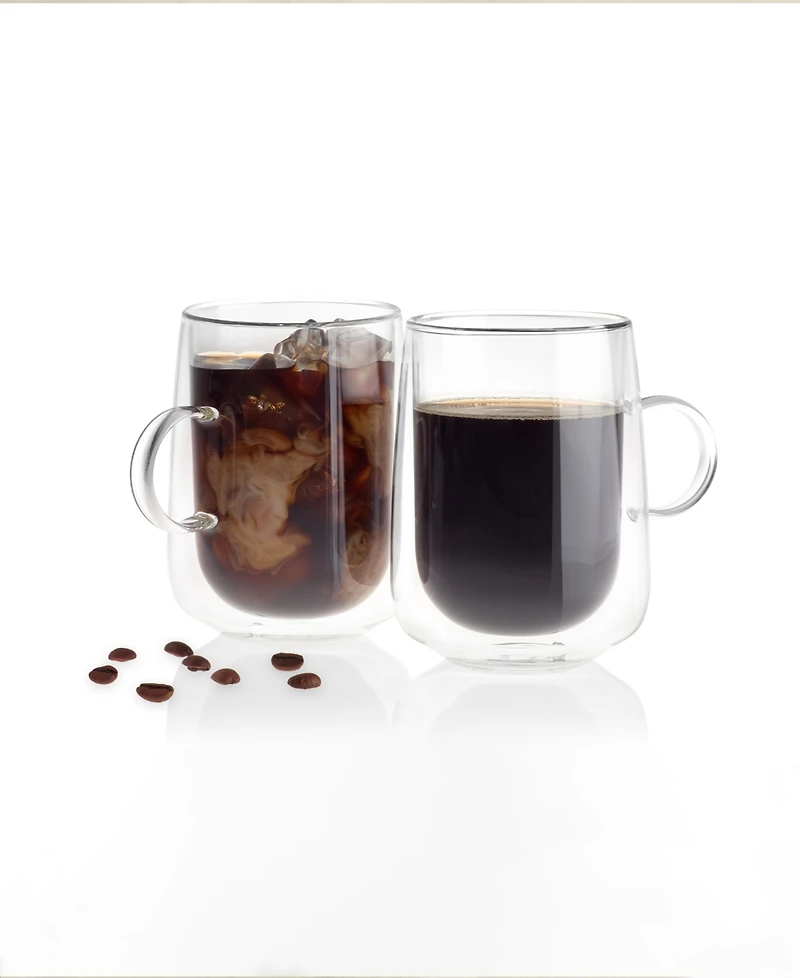 Villeroy & Boch Manufacture Rock Insulated Coffee Mugs, Set of 2