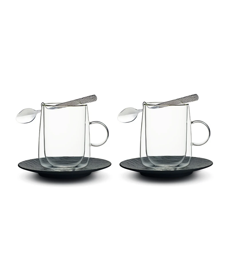 Villeroy & Boch Manufacture Rock Insulated Coffee Mugs, Set of 2
