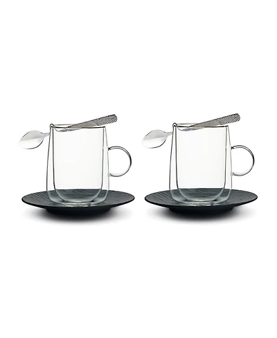 Villeroy & Boch Manufacture Rock Insulated Coffee Mugs, Set of 2