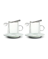 Villeroy & Boch Manufacture Rock Insulated Coffee Mugs, Set of 2