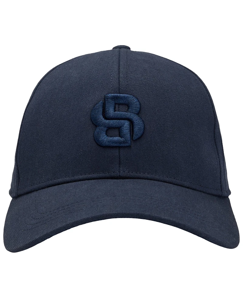 Boss by Hugo Men's Double B Monogram Cotton Twill Cap