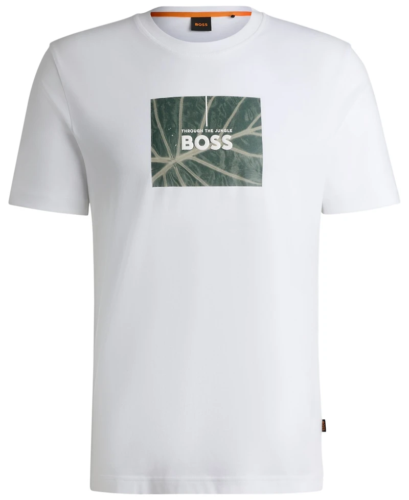 Boss by Hugo Men's Seasonal Artwork Regular-Fit T-Shirt