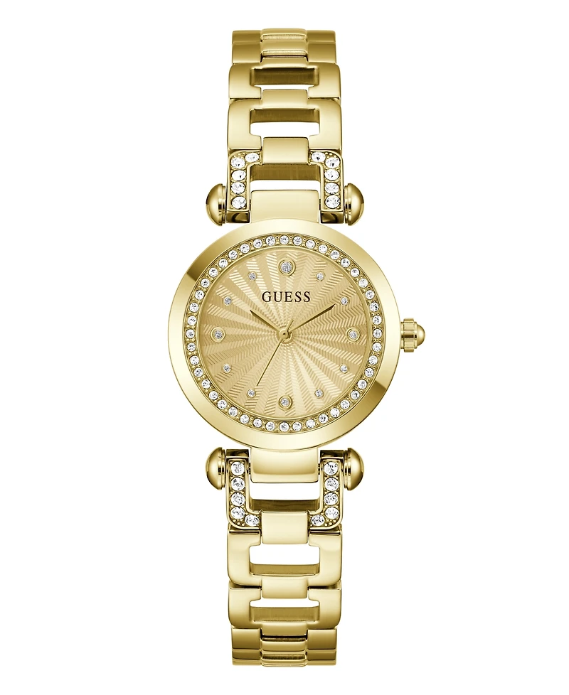 Guess Women's Analog Gold Tone Steel Watch, 30mm