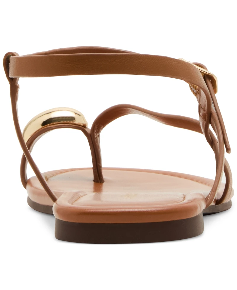 Madden Girl Treasure Strappy Embellished Flat Sandals