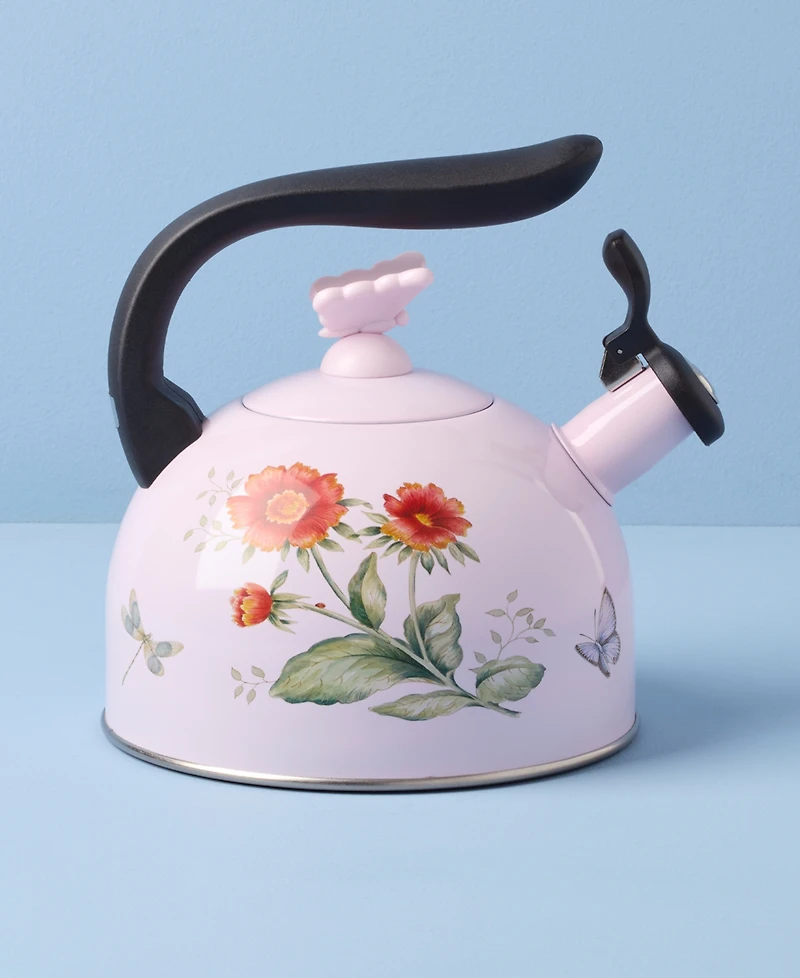 Lenox Butterfly Meadow Colors Tea Kettle