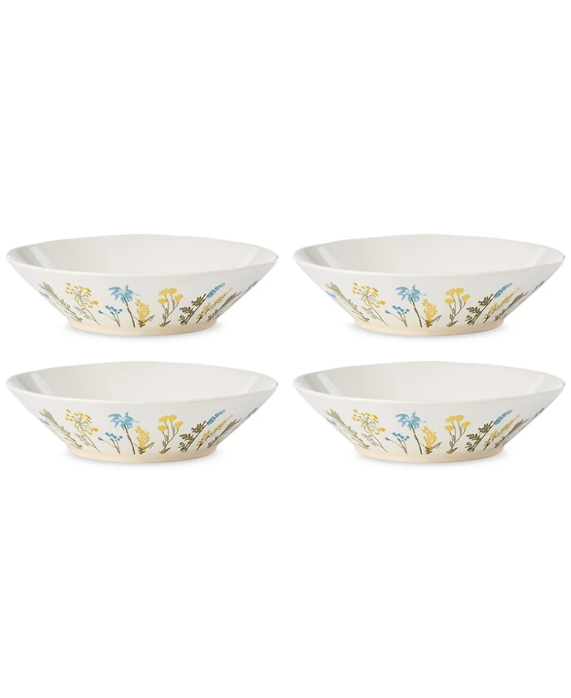 Lenox Wildflowers Dinner Bowls, Set of 4