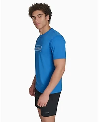 Calvin Klein Men's Logo Short-Sleeve Swim Rash Guard