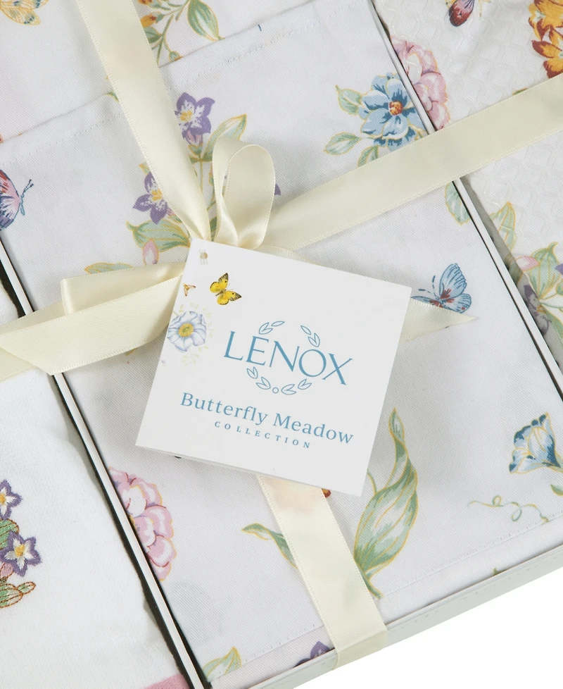 Lenox Butterfly Meadow 5-Piece Kitchen Linens Gift Set