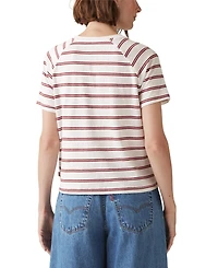 Levi's Women's Striped Game Day Cotton T-Shirt