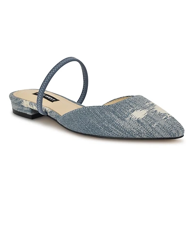 Nine West Women's Gorga Slip-On Mule Flats