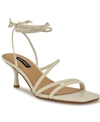 Nine West Women's Hendy Strappy Lace Up Dress Sandals
