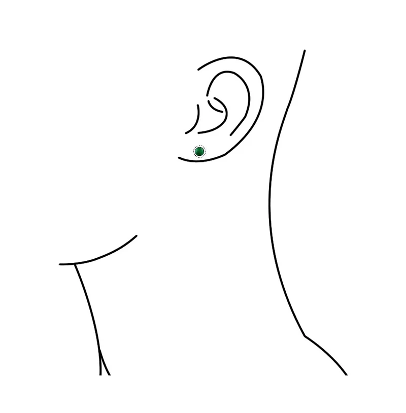 Bling Jewelry Boho Bali Tiny Round Stud Earrings Oxidized .925 Sterling Silver