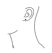 Bling Jewelry Boho Bali Tiny Round Stud Earrings Oxidized .925 Sterling Silver