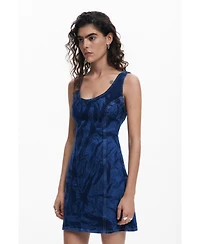 Desigual Women's Printed denim dress