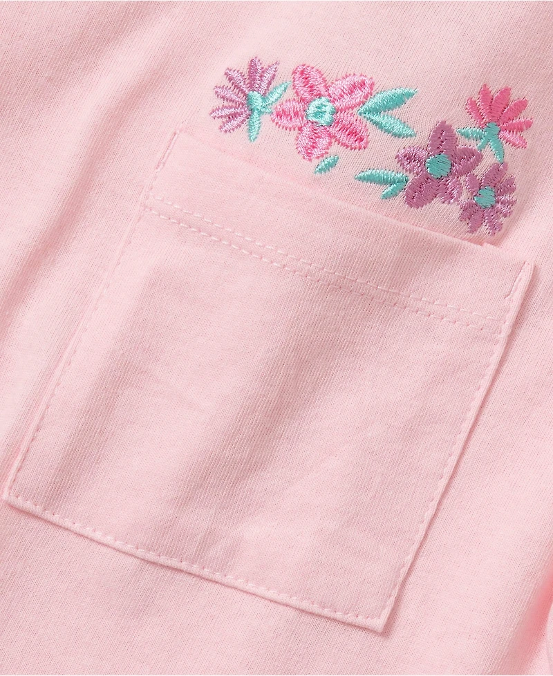 Lands' End Girls Meet and Greet Pocket Tee