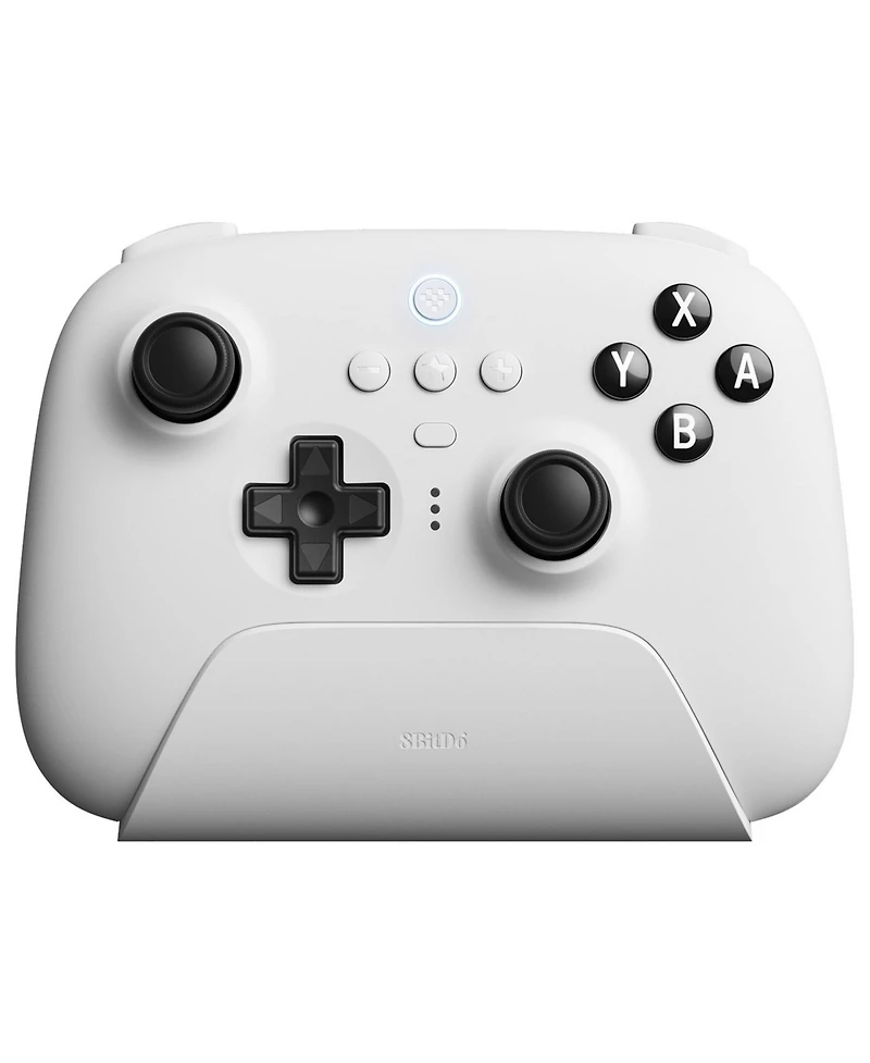 8BitDo Ultimate Bluetooth Wireless Controller for Switch, Pc and Steam with Travel Case - White