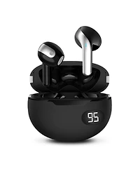 GabbaGoods Truebuds Bliss Premium Wireless Earbuds with Lcd Battery Display Charging Case