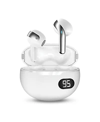 GabbaGoods Truebuds Bliss Premium Wireless Earbuds with Lcd Battery Display Charging Case