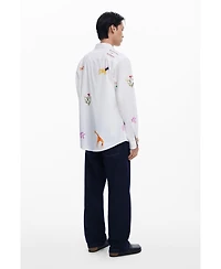 Desigual Men's Shirt with ethnic patterns