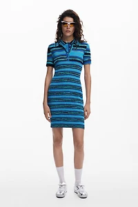 Desigual Women's Polo-style knit dress