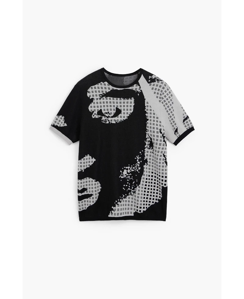 Desigual Men's Printed Jacquard T-shirt