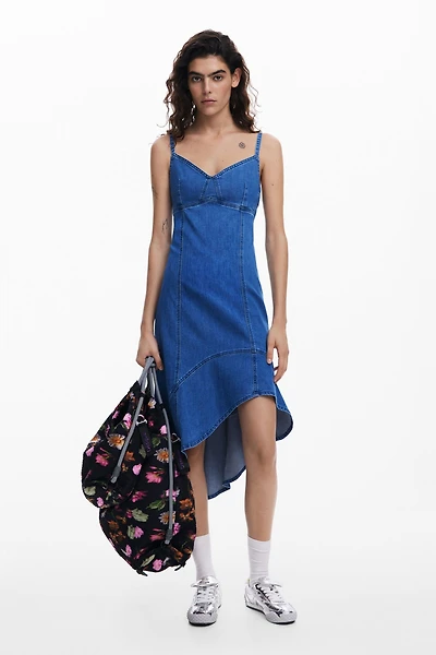 Desigual Women's Denim midi dress