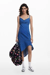Desigual Women's Denim midi dress
