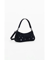 Desigual Women's Small embroidered faux leather bag