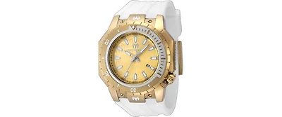 Technomarine's Men's Tm-224009 Manta Sea Quartz 3 Hand Gold Dial Watch