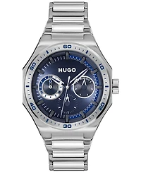 Hugo Boss Men's Grail Sport Quartz Multifunction Stainless-Steel Watch, 44mm