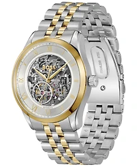Hugo Boss Men's Principle Skeleton Mech-Automatic Two-Tone Stainless-Steel Watch, 41mm