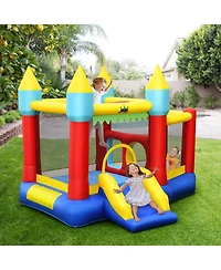 Kid's Inflatable Bouncer with Jumping Area and 480W Blower