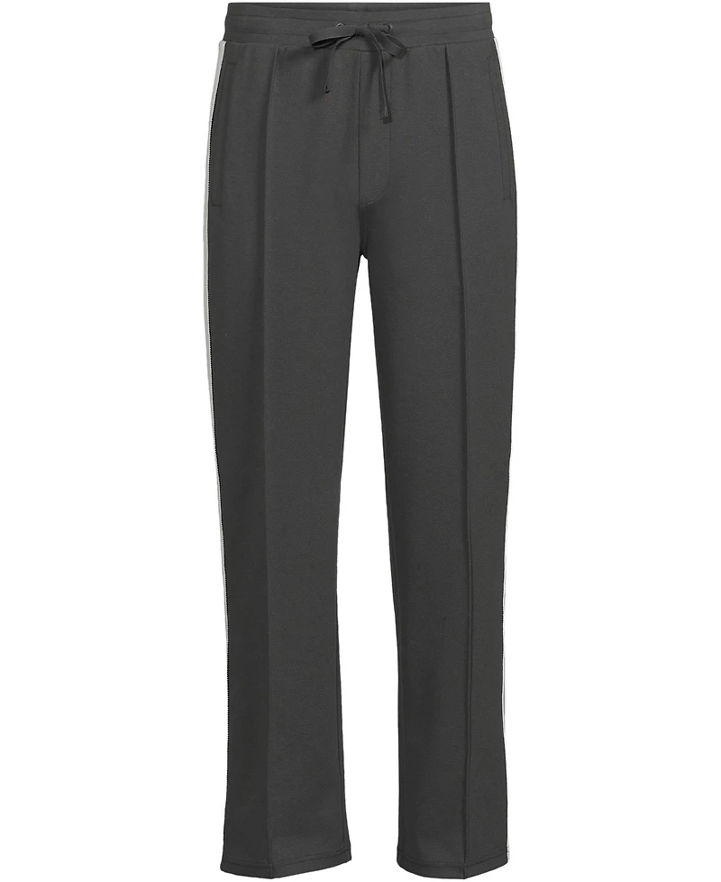 Lands' End Men's Knit Twill Track Wide Leg Pant