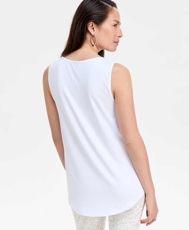 Jm Collection Women's Scoop-Neck Sleeveless Tank Top, Regular & Petite