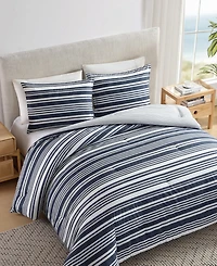 Nautica Coastline Stripe 3-Pc. Comforter Set