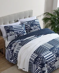 Nautica Avalon Patchwork Reversible 3-Pc. Quilt Set, King