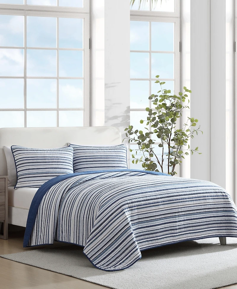 Nautica Pembrook Reversible 3-Pc. Quilt Set, King