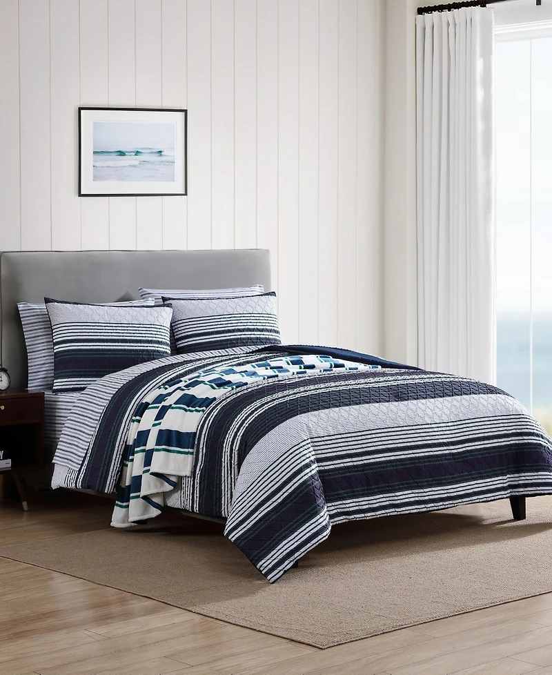 Nautica Lakefront Embossed 8-Pc. Comforter Set